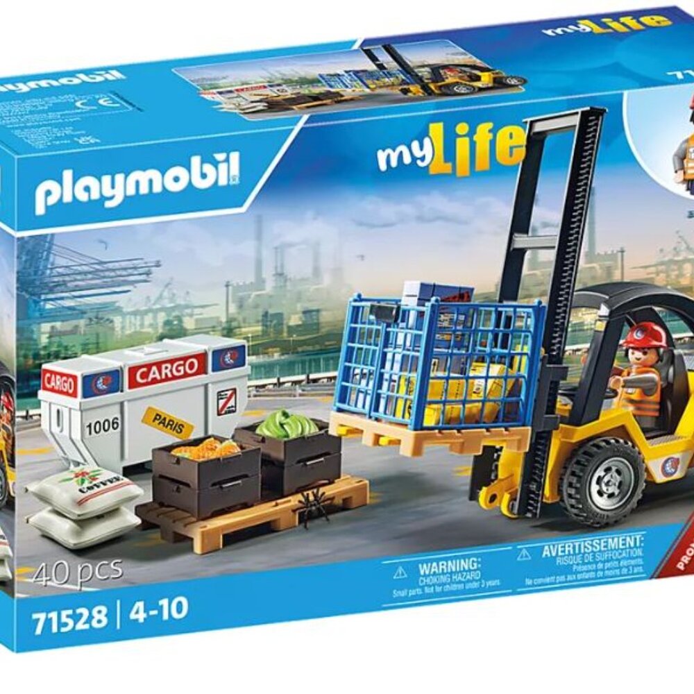 Playmobil 71528 My life Forklift truck with cargo